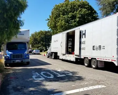 Two Trucks for the Office Move