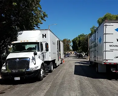 Walsh Trucks Being Loaded